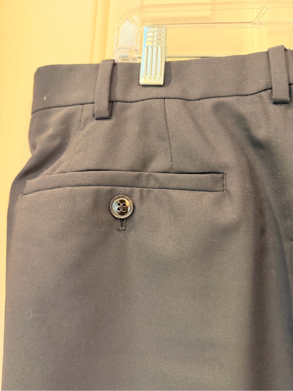 Georgie Armani Men's Classic Black Dress Pants, 100% Super Lana 180s, Sz 36 x 34 - Picture 8 of 16